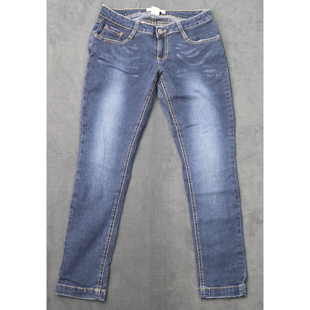 Tyte Jeans Womens Size 9 Dark Wash Low Rise Skinny Denim J2833AJL Blue Stretch